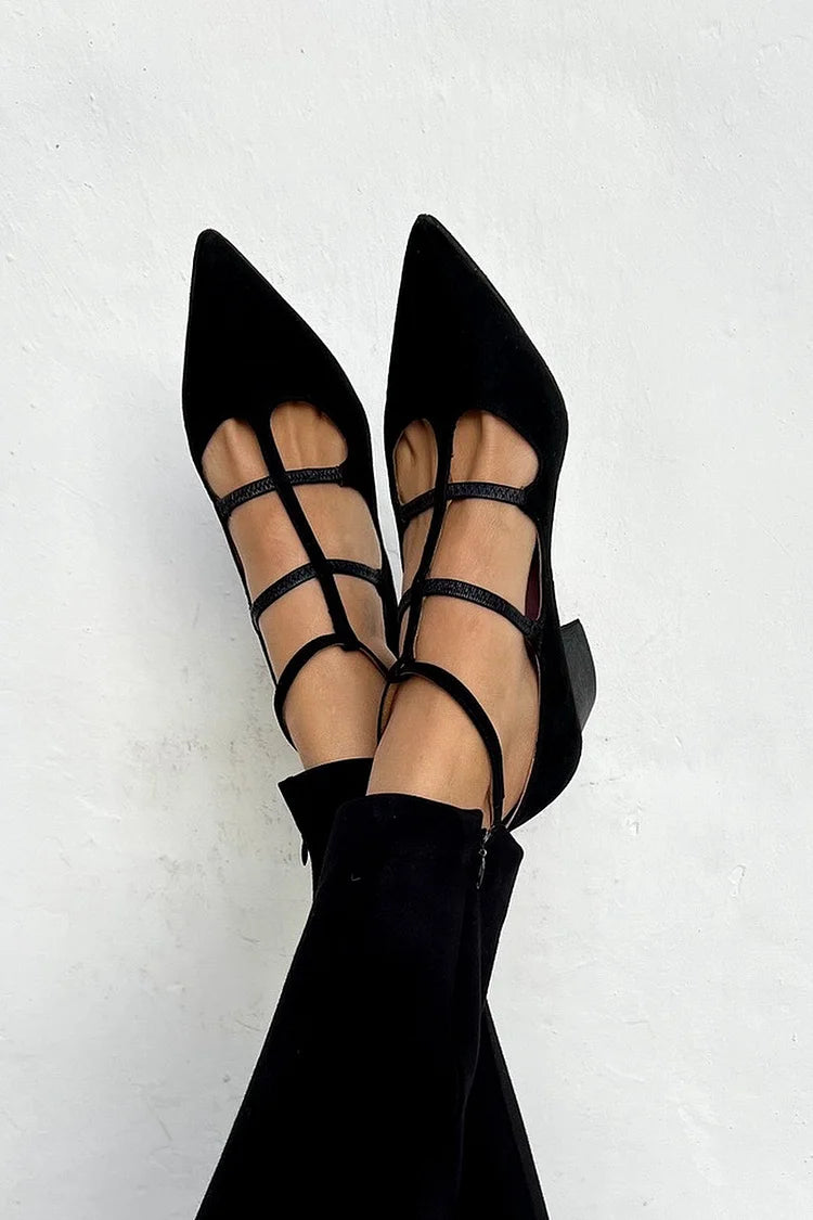 BENEDETTA | Elegante, spitze Schnürschuhe für einen raffinierten Look