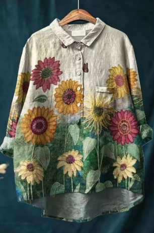 Blumenhemd mit Eleganz
