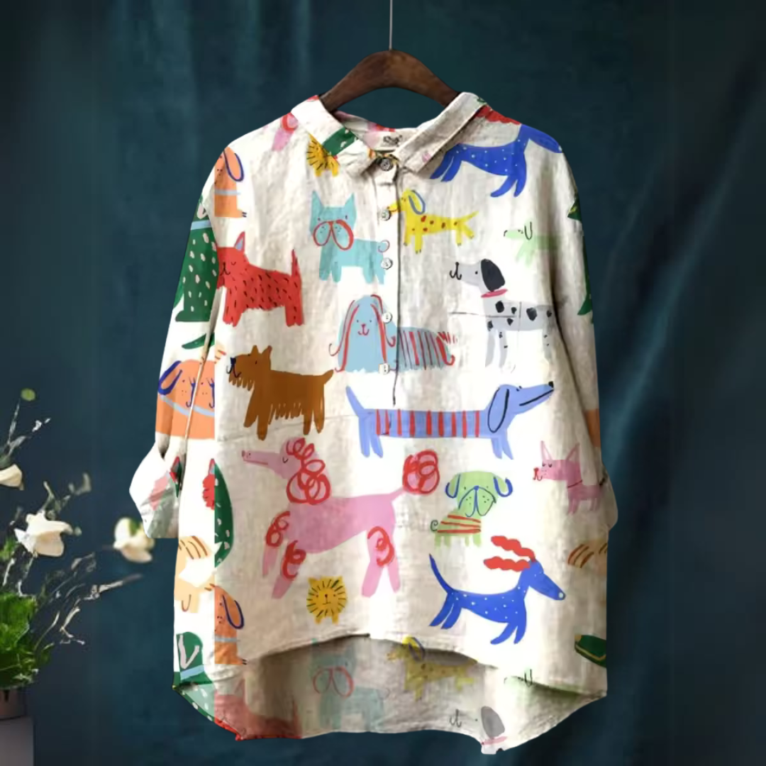 Stylisches Freizeithemd mit Print