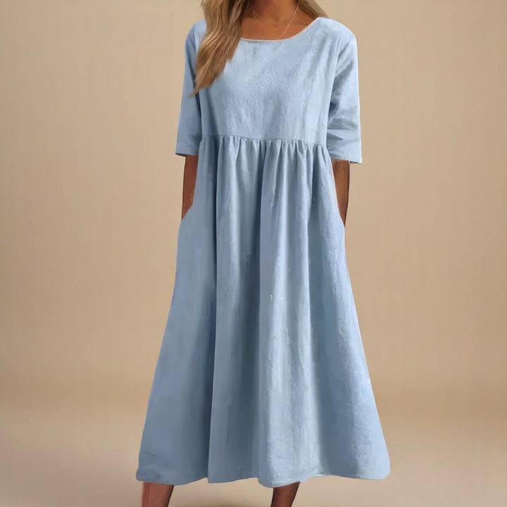 Sofia™ | Schmeichelndes Baumwollkleid