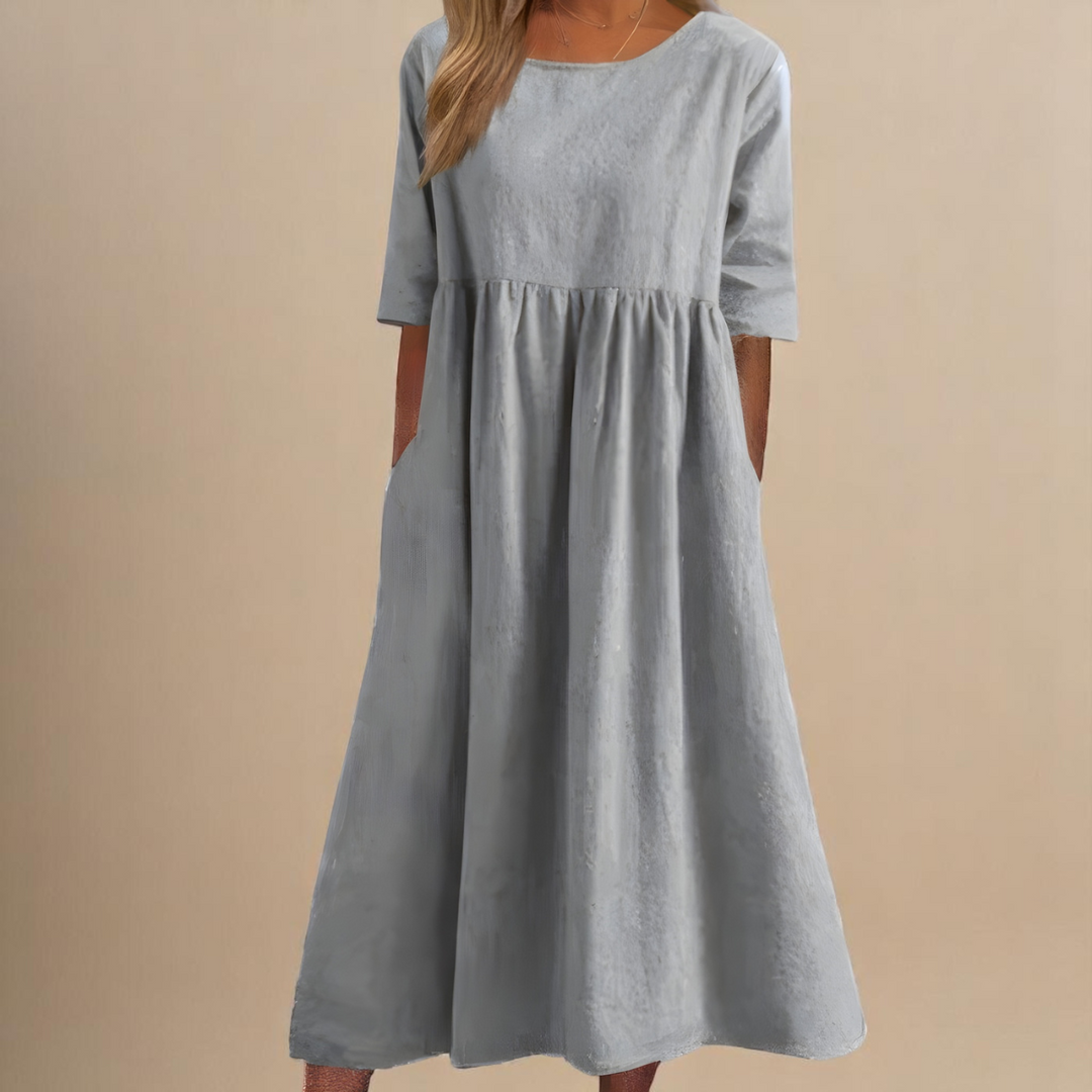 Sofia™ | Schmeichelndes Baumwollkleid