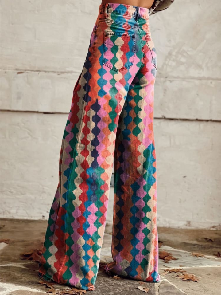 Hose | Weites Bein Bohemian Elegant
