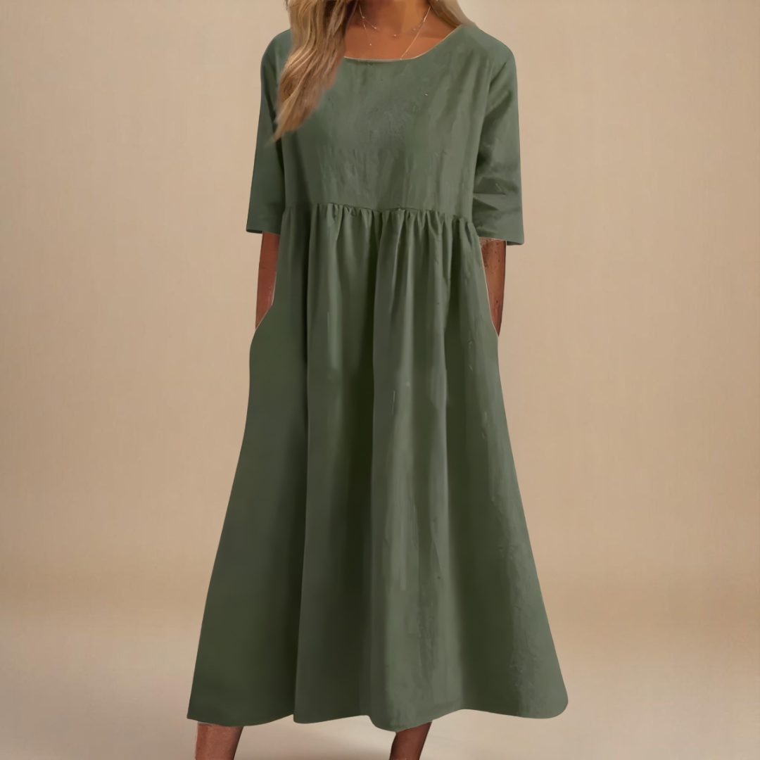 Sofia™ | Schmeichelndes Baumwollkleid