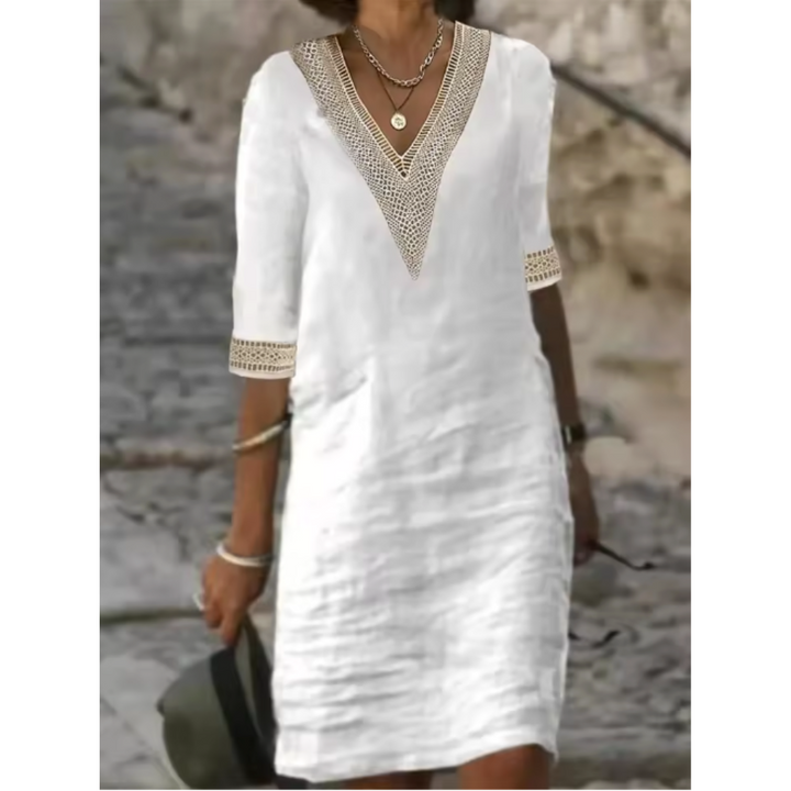 Celestina | Dieses weiße Kleid, das Ihre natürliche Eleganz offenbart