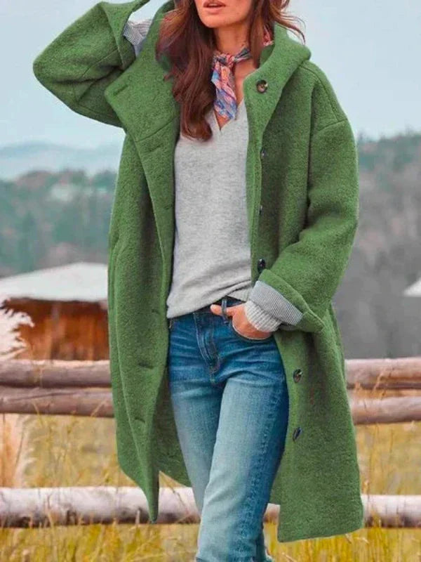 AMELIE - Stylischer langer Wintermantel 