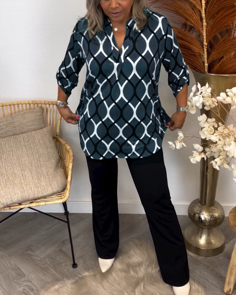 Noor – Bluse mit Grafikdruck