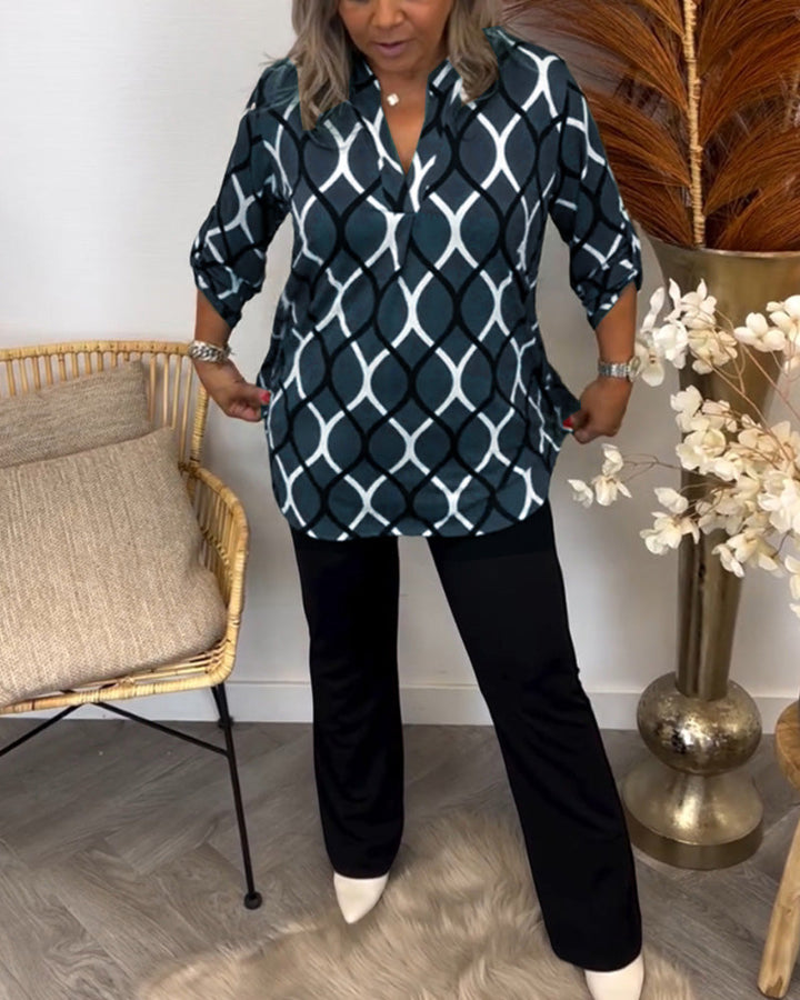 Noor – Bluse mit Grafikdruck