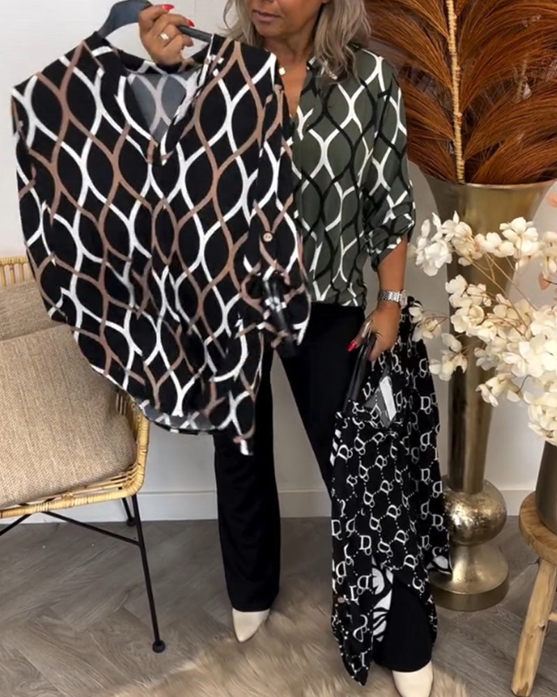 Noor – Bluse mit Grafikdruck