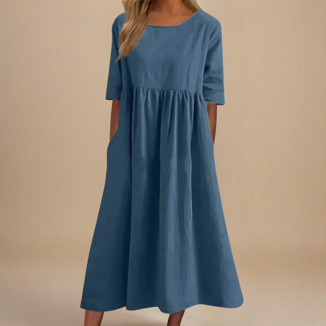 Sofia™ | Schmeichelndes Baumwollkleid