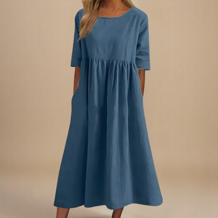 Sofia™ | Schmeichelndes Baumwollkleid