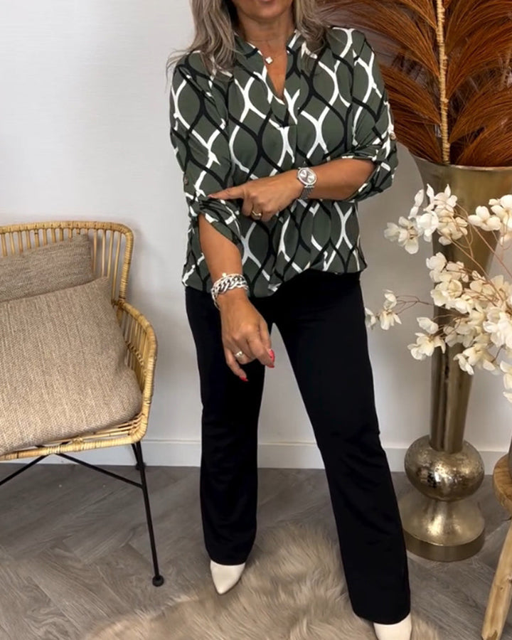 Noor – Bluse mit Grafikdruck