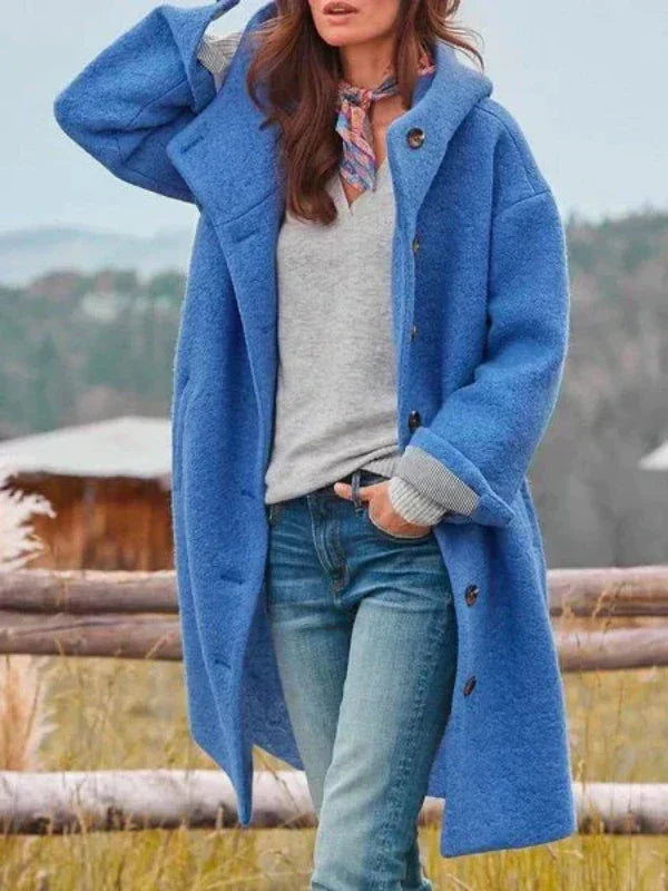 AMELIE - Stylischer langer Wintermantel 