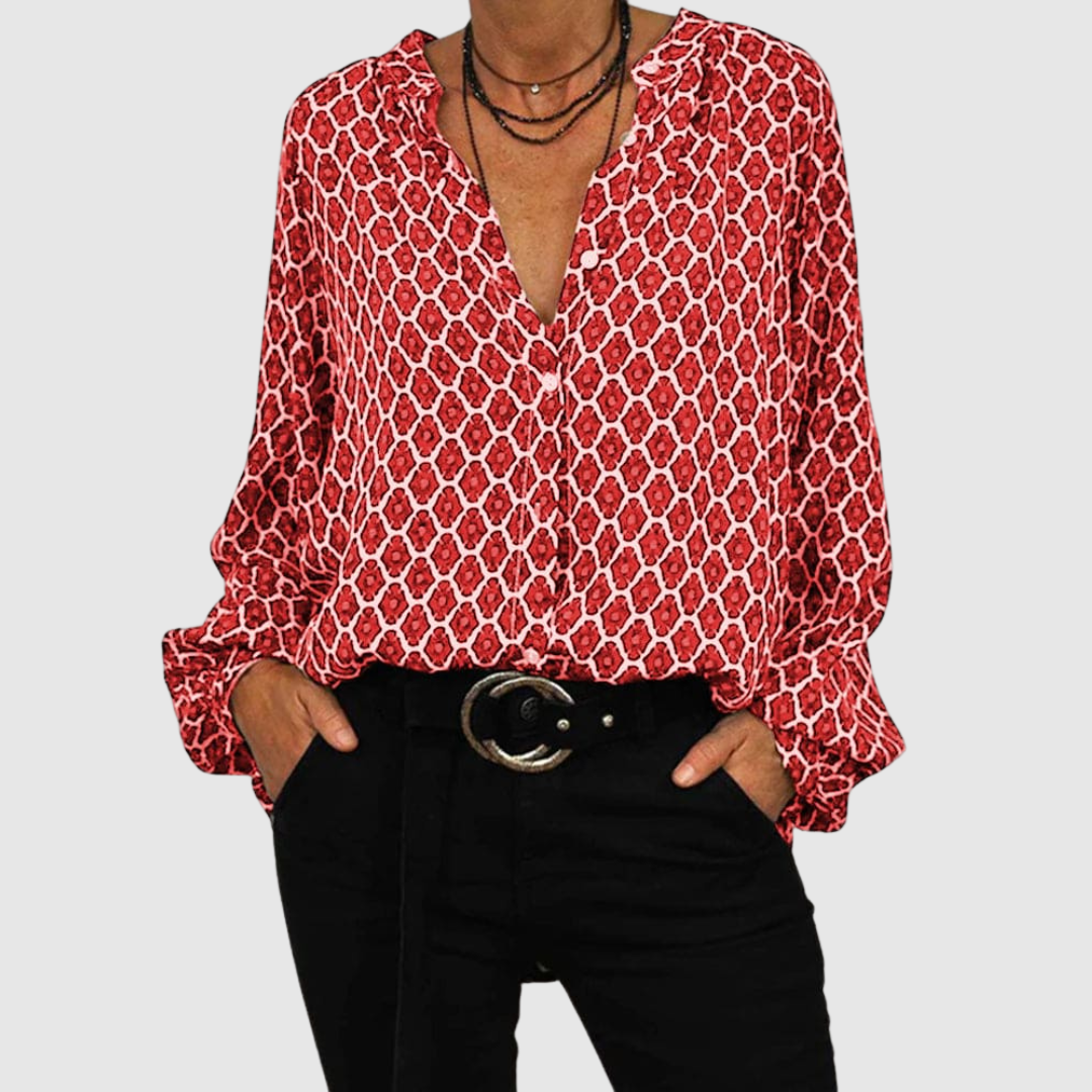 Bluse | Premium Geometrisch