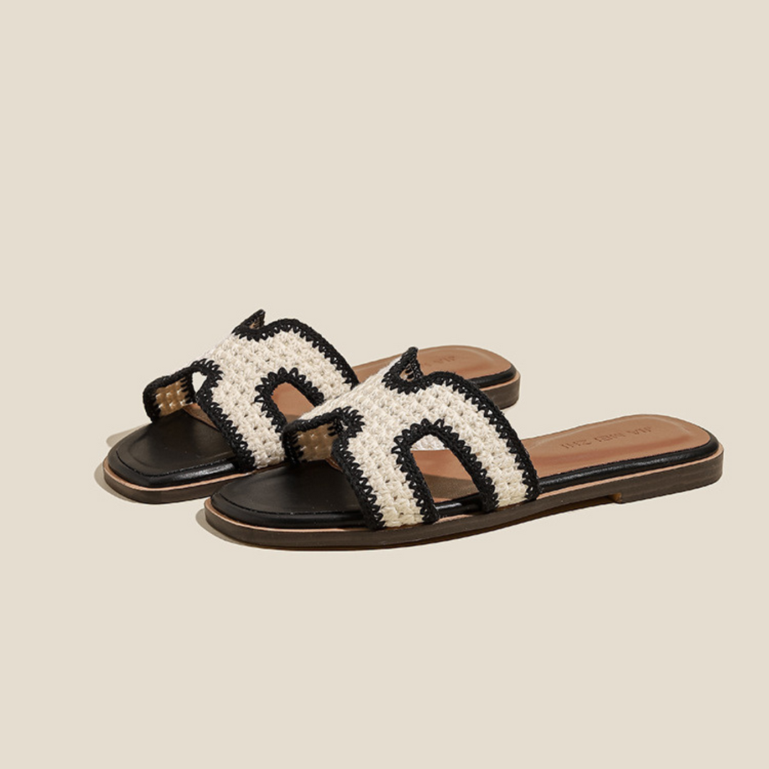 Élise Raphia™ | Elegante Sandalen