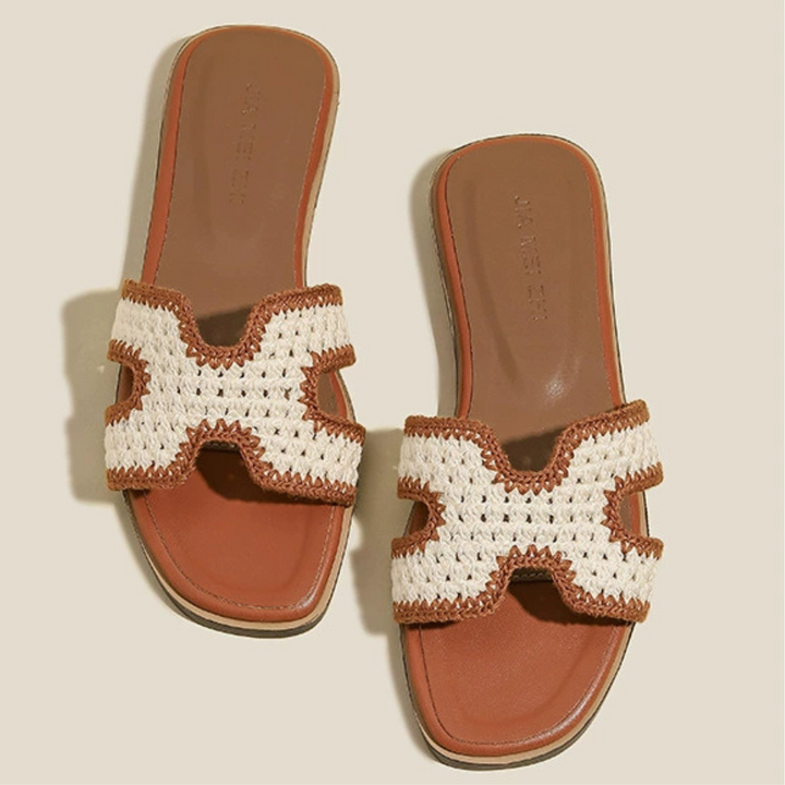 Élise Raphia™ | Elegante Sandalen