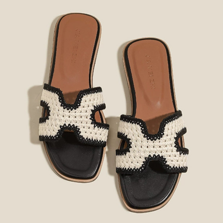 Élise Raphia™ | Elegante Sandalen