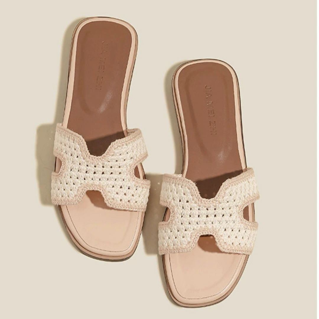 Élise Raphia™ | Elegante Sandalen