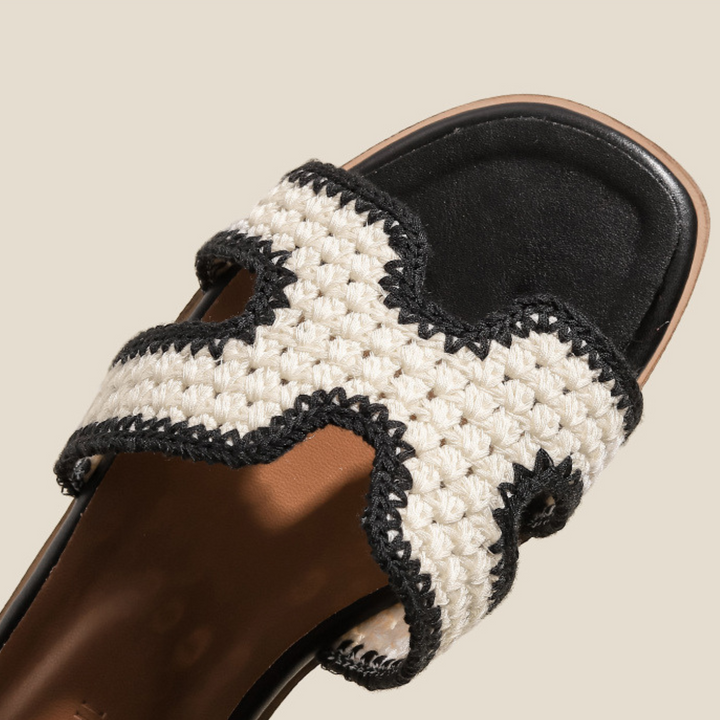 Élise Raphia™ | Elegante Sandalen