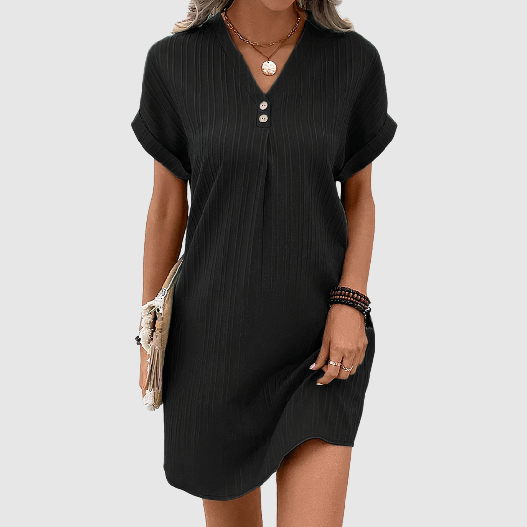 Kleid | Kurz mit Knöpfen
