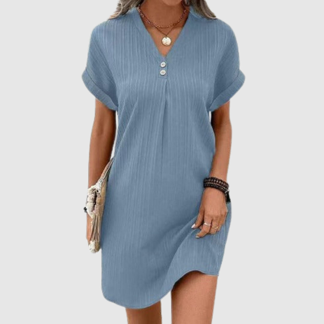 Kleid | Kurz mit Knöpfen