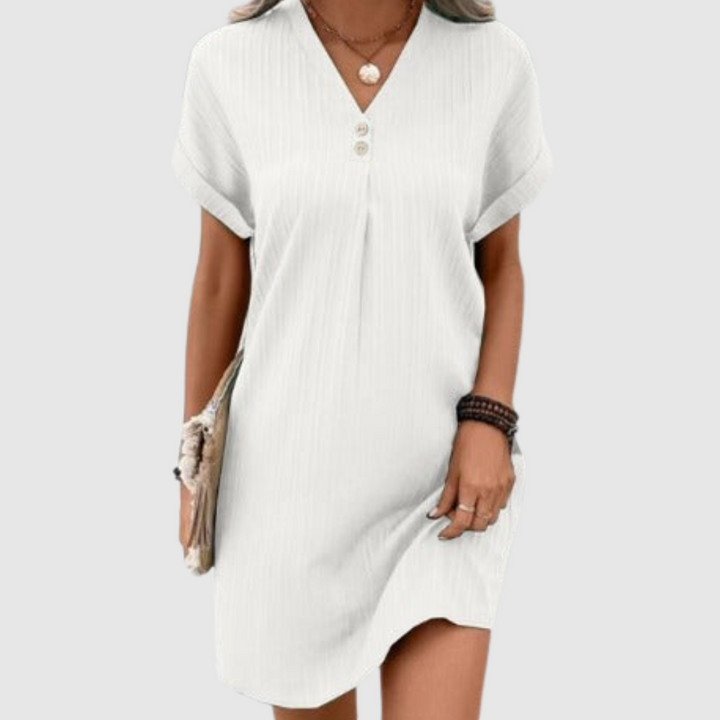 Kleid | Kurz mit Knöpfen