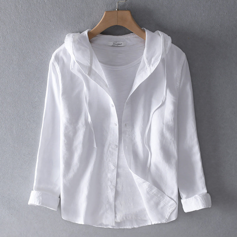 Filipa – Baumwollbluse mit Kapuze