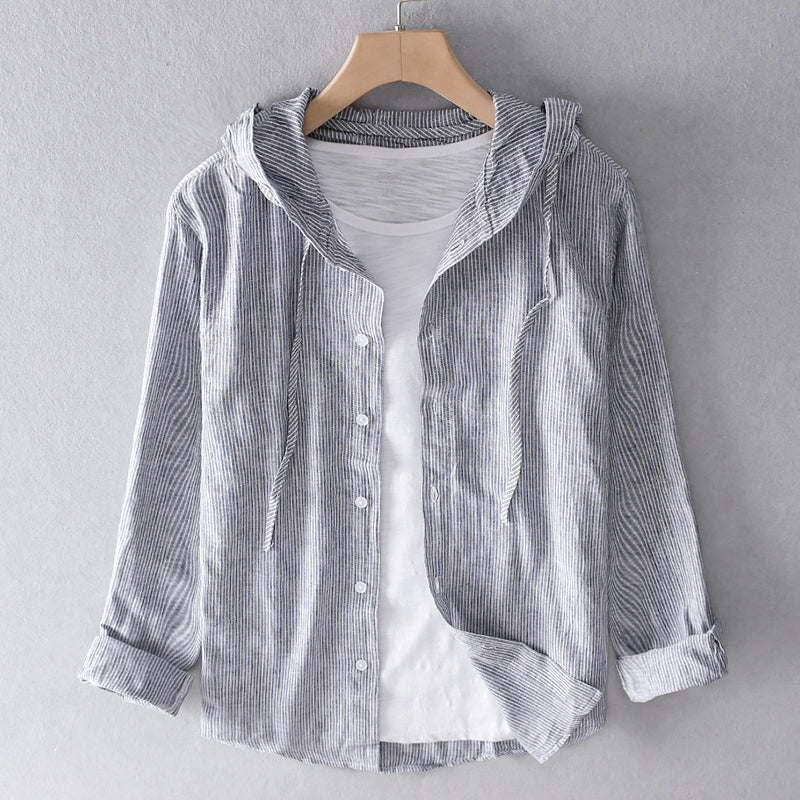 Filipa – Baumwollbluse mit Kapuze