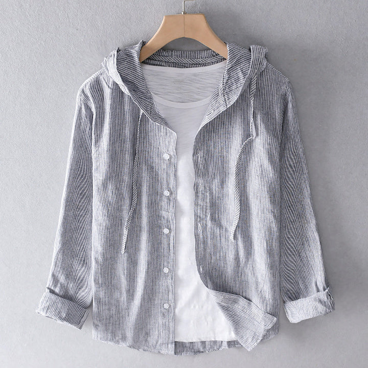Filipa – Baumwollbluse mit Kapuze
